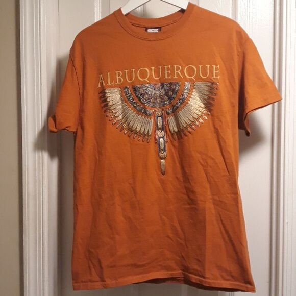 Sportex made in USA indian tribal Alburquerque tee shirt sz.M - Picture 1 of 4